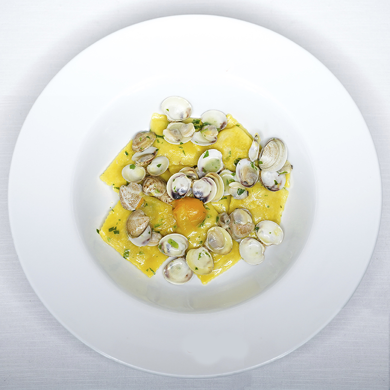 Ravioli ripieni di porchetta